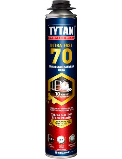 Пена монтажная Tytan Professional Ultra Fast 70 - 870 мл. #1