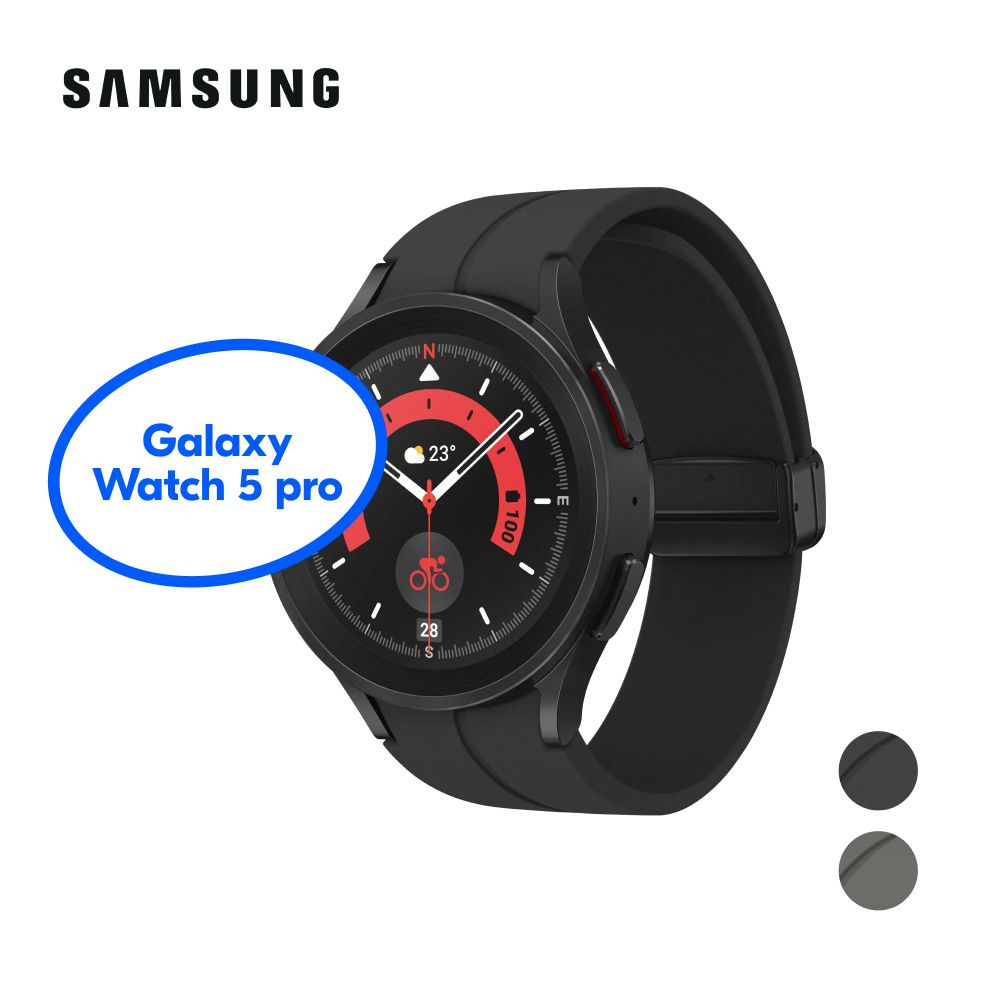 Samsung Умные часы Galaxy Watch5 Pro, 45mm, чёрный