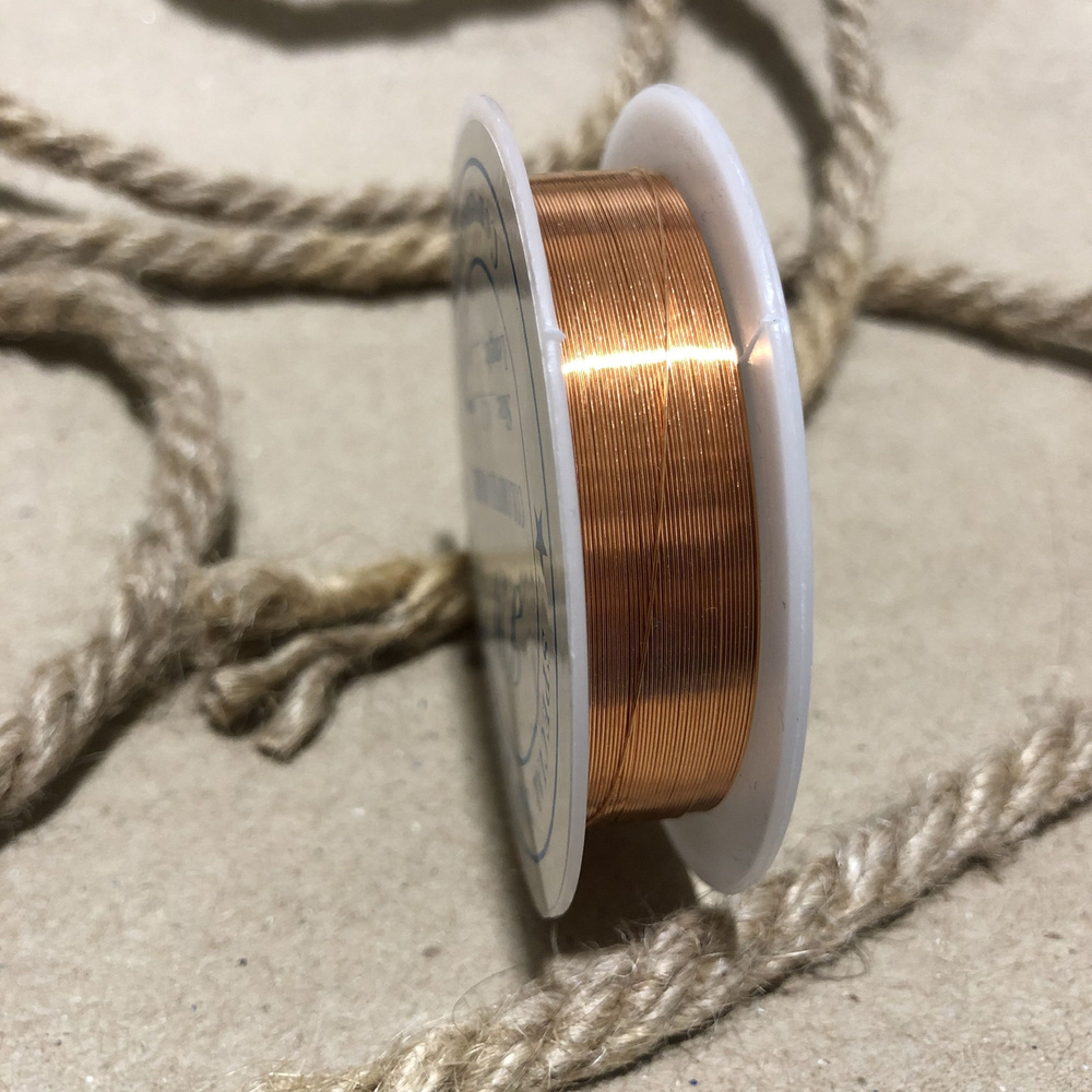 Проволока для бисера 0,3 мм , медная , проволока для рукоделия и ...