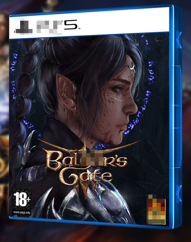 Эксклюзивная обложка Baldurs Gate 3 для PS5. #1