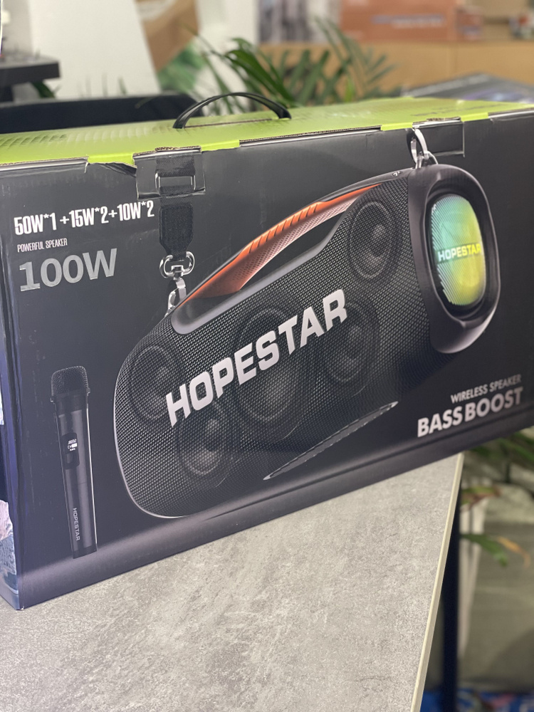 Акустическая система HOPESTAR Колонка беспроводная Bluetooth с ...