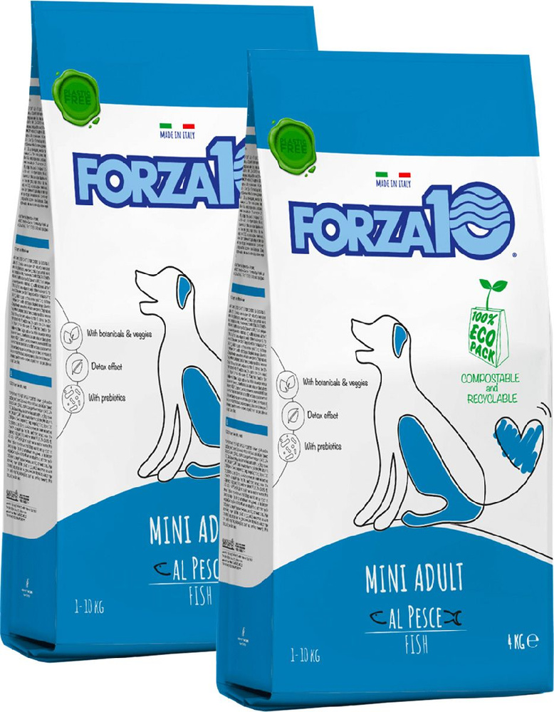Сухой корм FORZA10 DOG MAINTENANCE ADULT MINI для взрослых собак ...