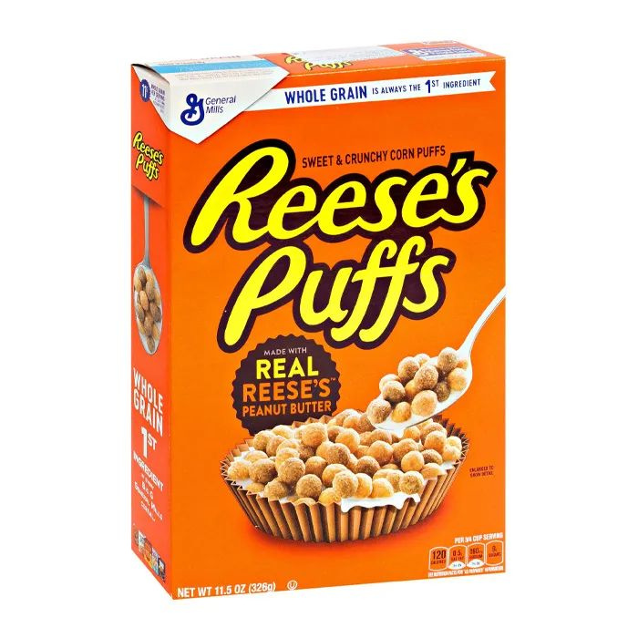 Сухой завтрак Reese's Puffs Peanut Butter, 326гр #1