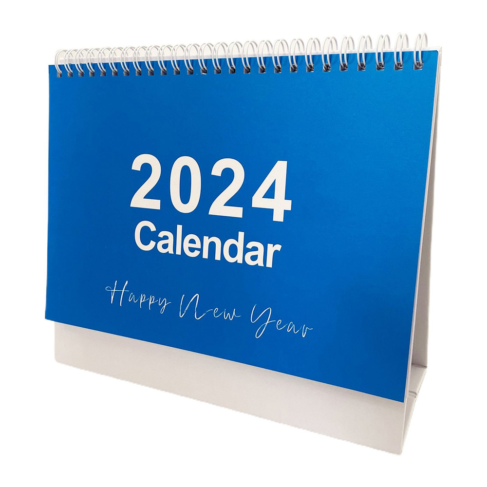 Экологичный настольный календарь на 2024 год английском языке, простая  спираль для мероприятий - купить с доставкой по выгодным ценам в  интернет-магазине OZON (1262969085)