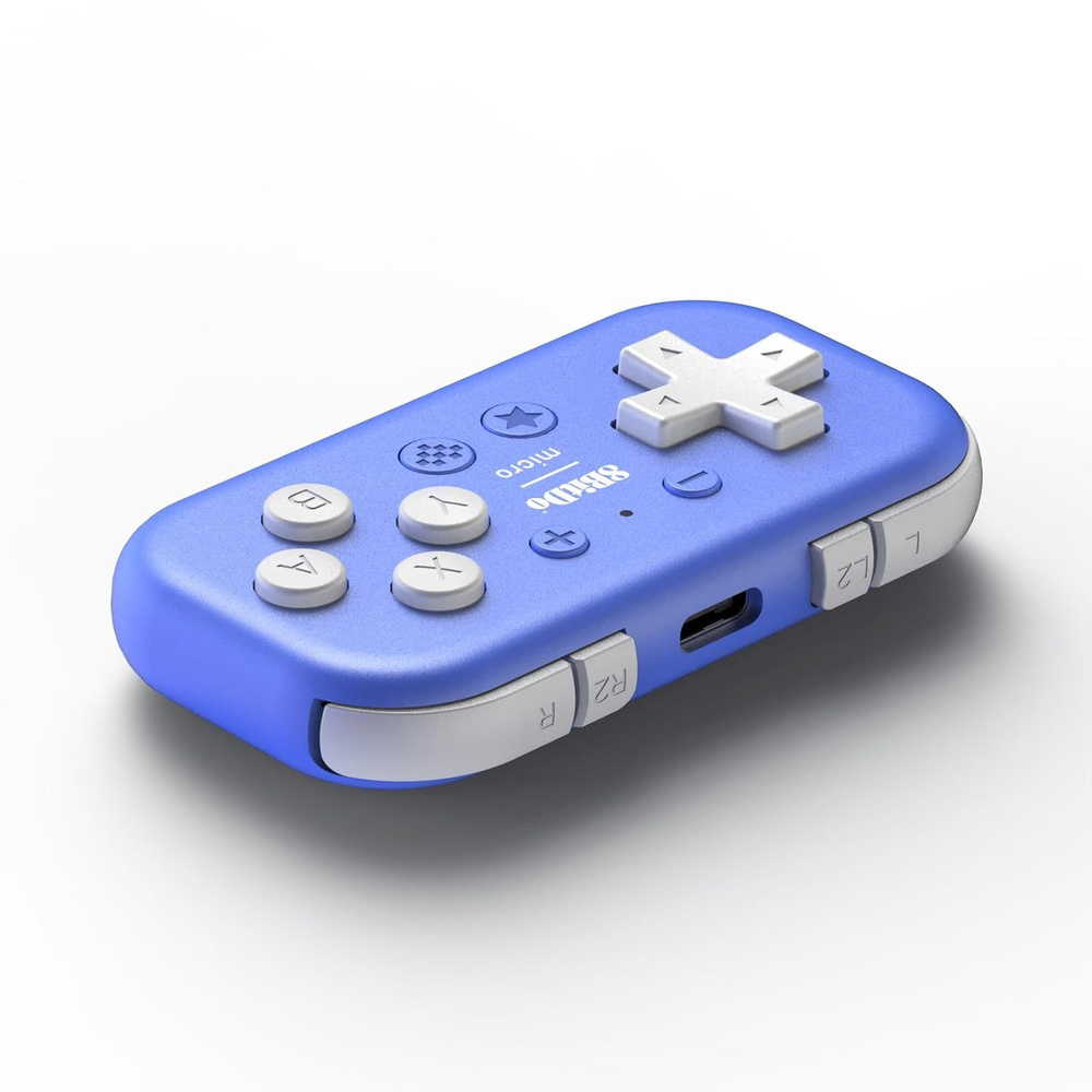 Контроллер 8Bitdo Micro Bluetooth, карманный мини-геймпад для  Switch/Lite/OLED, Android и Raspberry Pi