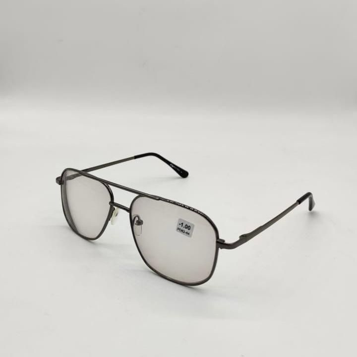 Готовые очки для зрения с фотохромной линзой, мужские, хамелеон, стекло ...