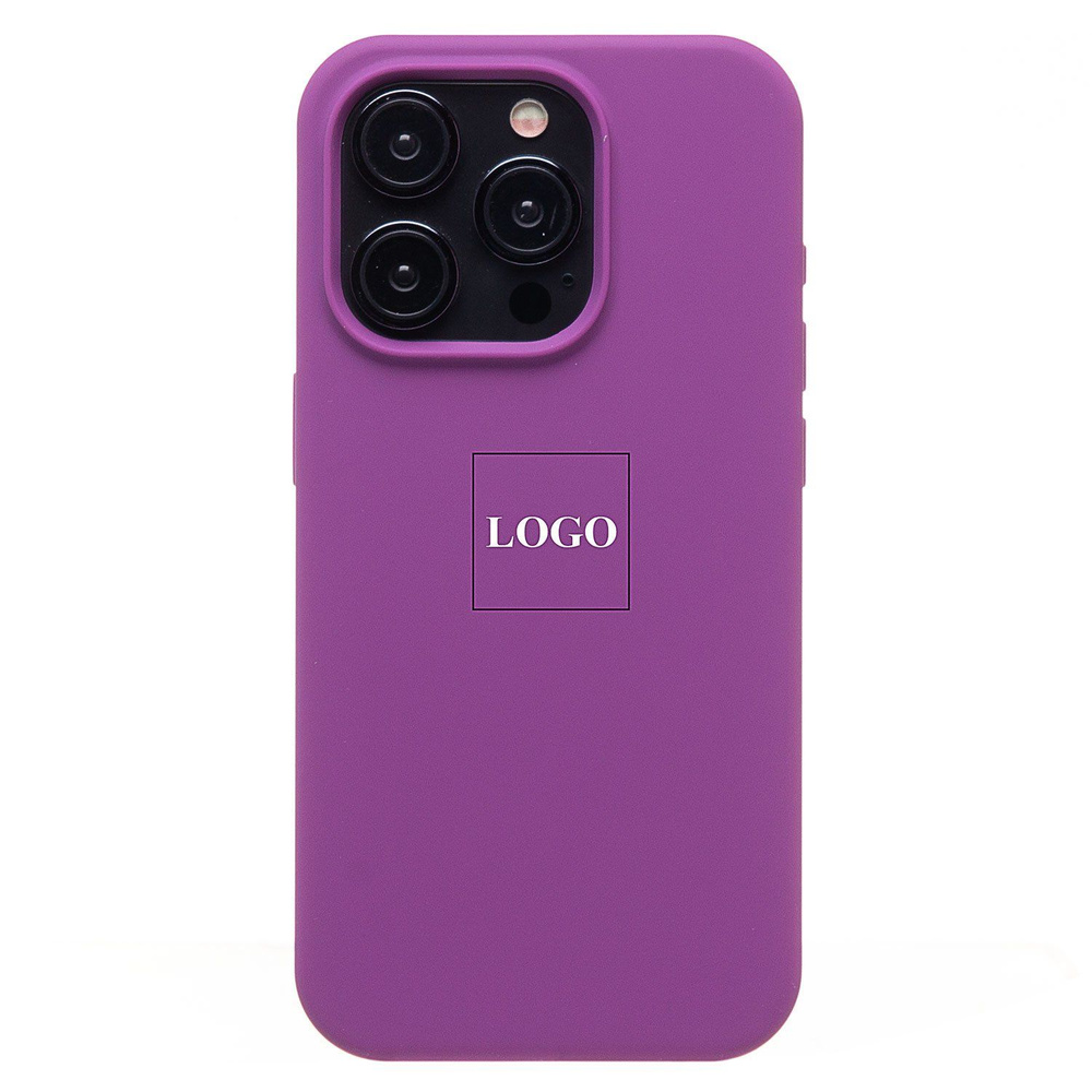 Чехол на Apple iPhone 15 Pro / Айфон 15 Про фиолетовый, матовый ...