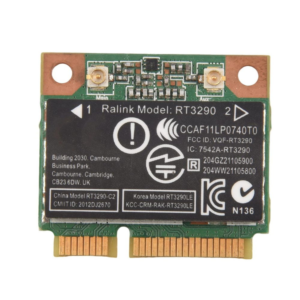 150 Мбит/с 2,4 ГГц RT3290 802.11B/G Беспроводная WLAN WIFI + Bluetooth BT 3.0 Half Mini PCI-E карта для #1