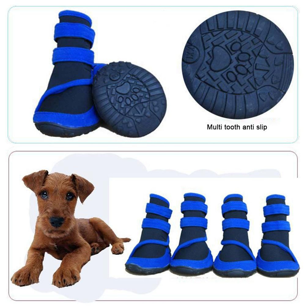 Зимняя обувь для собак, теплые зимние ботинки, водонепроницаемые, 4  шт./компл. - купить с доставкой по выгодным ценам в интернет-магазине OZON  (1276431522)