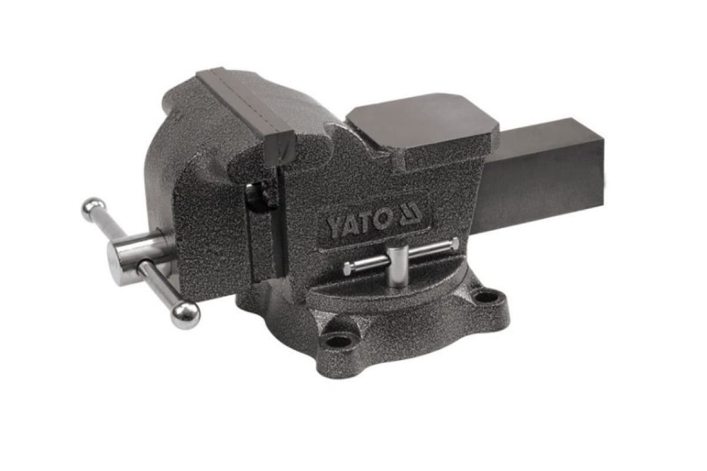 Слесарные тиски YATO 150мм поворотные YT-6503 #1