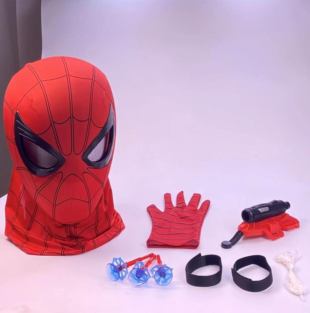 Маска Человек паук с мигающими глазами - купить по доступным ценам в ...