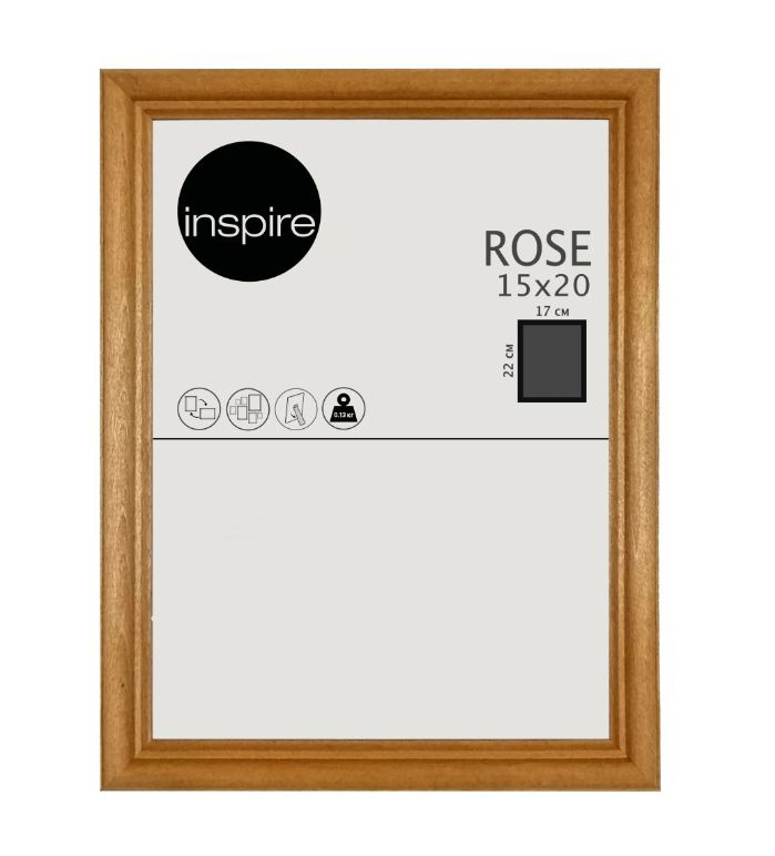 Рамка Inspire Rose 15х20 см дерево цвет светлый бук #1