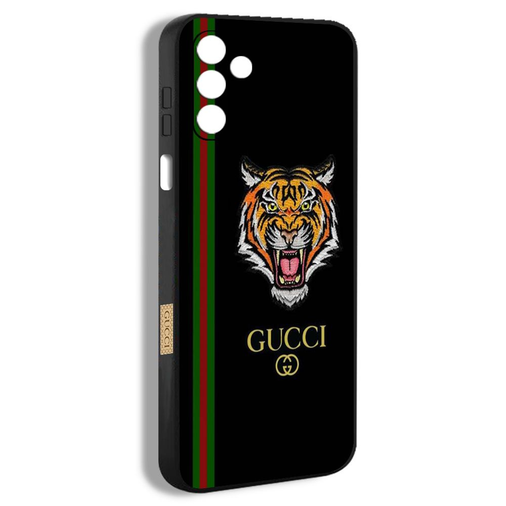 чехол для смартфона Подходит для Samsung Galaxy A13 5G Гуччи и тигр черный  Gucci Эстетика MSA16 - купить с доставкой по выгодным ценам в  интернет-магазине OZON (1289562379)