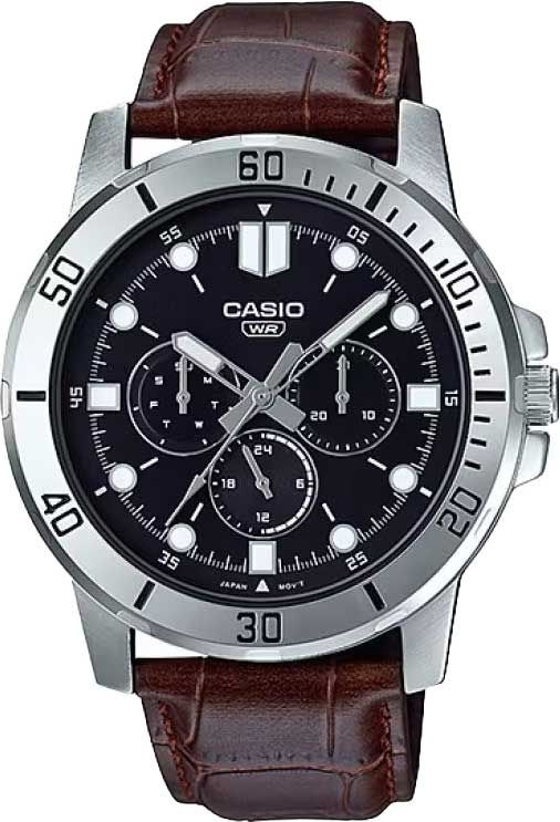 Японские кварцевые часы Casio Collection MTP-VD300L-1E на браслете из ...