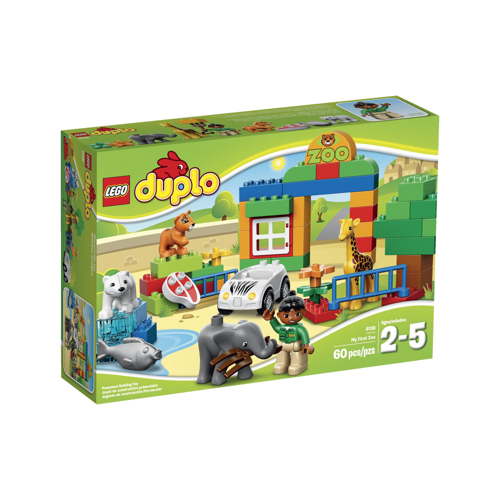 Конструктор LEGO DUPLO 6136 Мой первый зоопарк