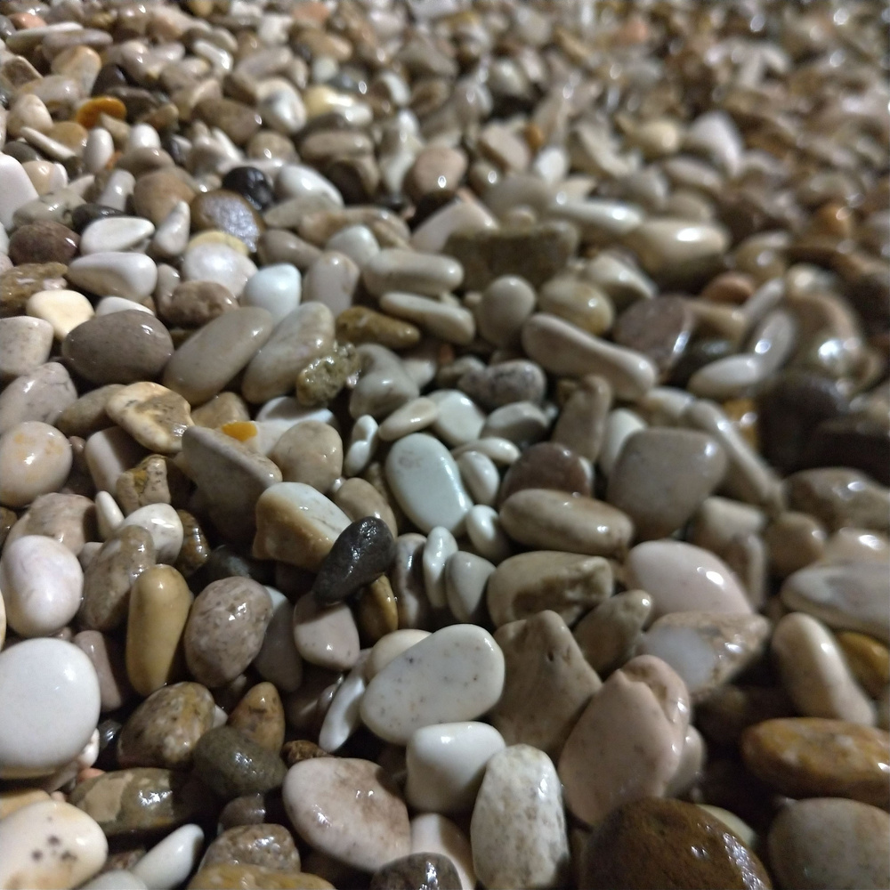 Галька речная 2 й фракции светлая 3 кг. - купить с доставкой по ...