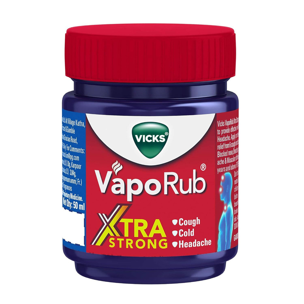 ВапоРаб Экстра Стронг (50 мл), VapoRub Xtra Strong, Vicks с эвкалиптом  #1