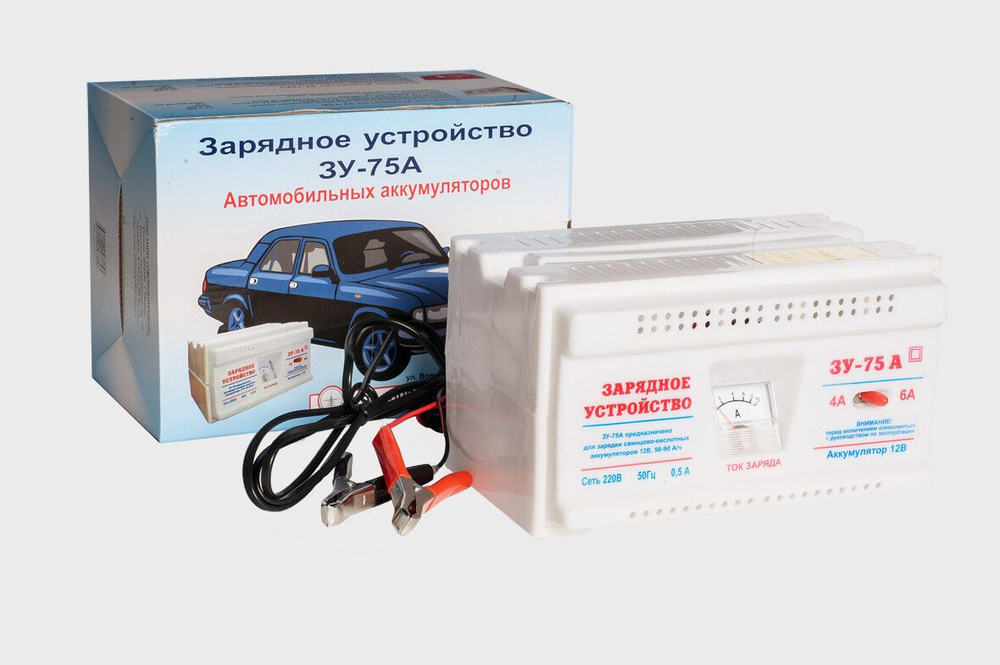 Зарядное устройство трансформаторное ЗУ-75А для АКБ - купить с ...