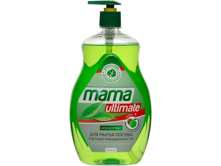 Средство для мытья посуды Mama Ultimate green tea #1