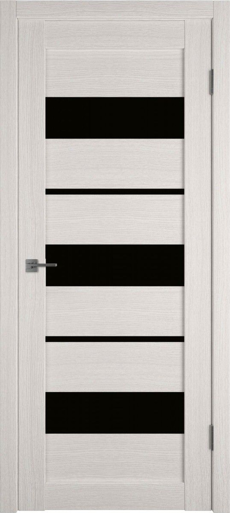 Владимирская Фабрика Дверей Дверь межкомнатная Белёный дуб, МДФ, 800x2000, Со стеклом  #1