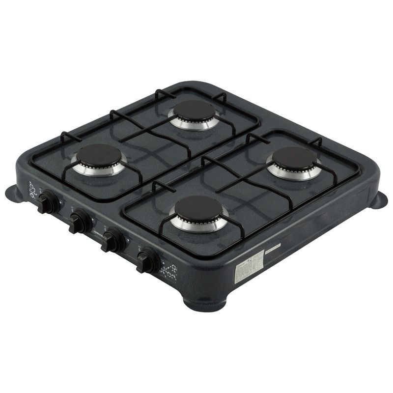HomeStar Газовая настольная плита 3701, черный - купить с доставкой по ...