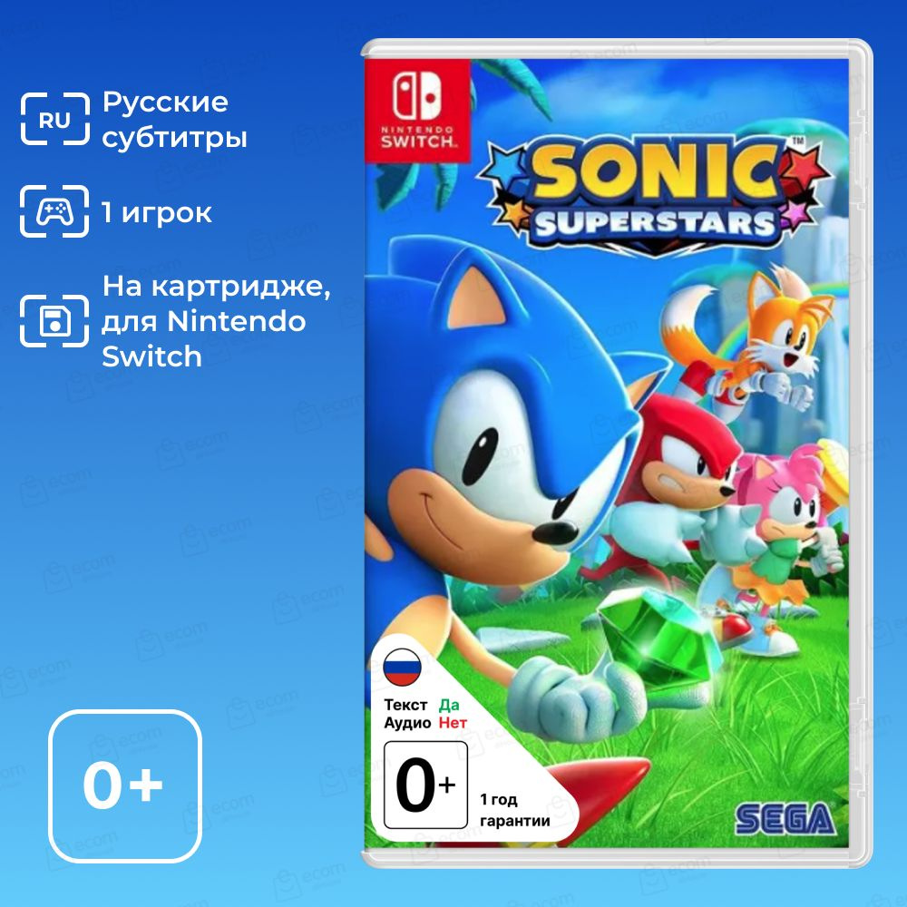 Игра Sonic Superstars (NS) (Nintendo Switch, Русская версия) купить по  низкой цене с доставкой в интернет-магазине OZON (1273133786)