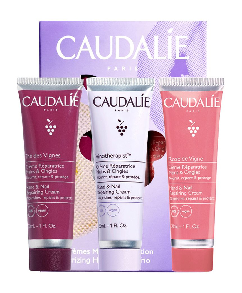 CAUDALIE Набор Трио изысканных кремов для рук и ногтей купить на OZON ...