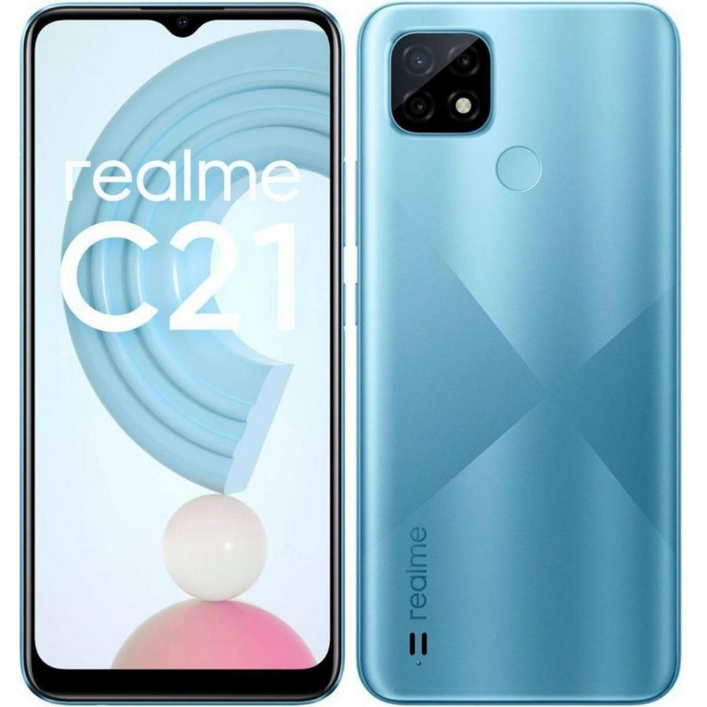 Смартфон realme Телефон сотовый C21 - купить по выгодной цене в  интернет-магазине OZON (1339696597)