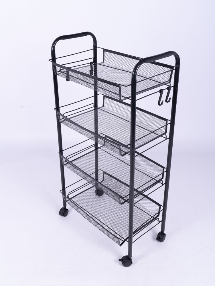 Тележка косметологическая на колесиках, парикмахерская этажерка для ...