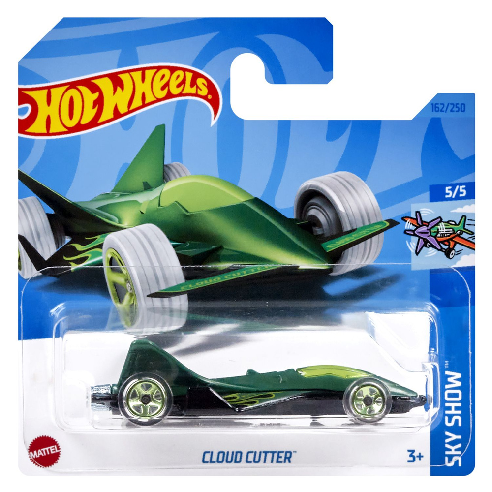 Игрушечная машинка Hot Wheels коллекция SKY SHOW модель CLOUD CUTTER,  масштаб 1:64 (металлическая), серия Basic, возраст 3+, 5785-A162-HKH92 -  купить с доставкой по выгодным ценам в интернет-магазине OZON (1350602895)