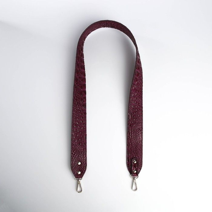TEXTURA, Ремень для сумки цвет бордовый, 100 см #1