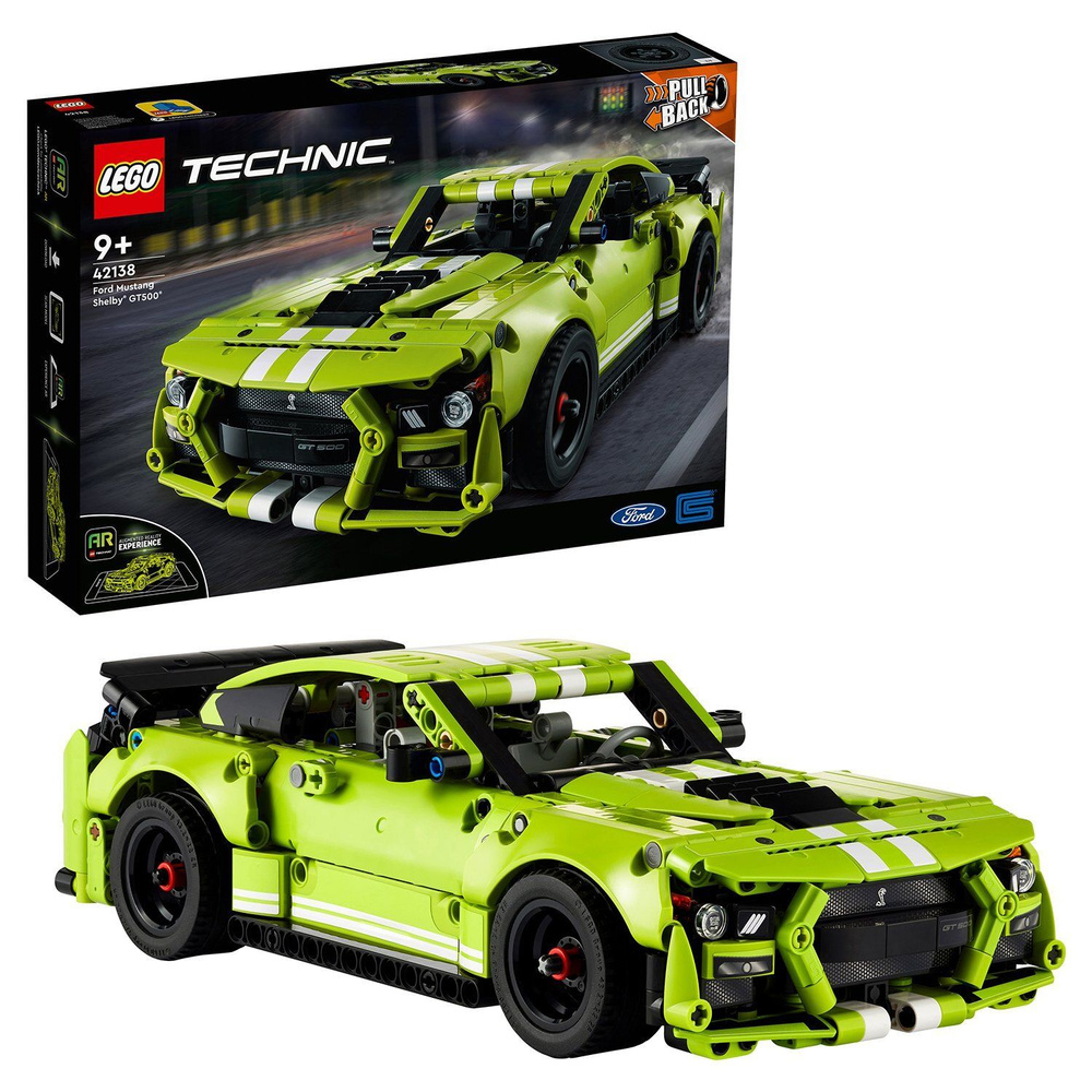 Конструктор лего для мальчиков и взрослых LEGO Technic 42138 Ford Mustang  Shelby GT500, 544 дет. - купить с доставкой по выгодным ценам в  интернет-магазине OZON (1350939910)