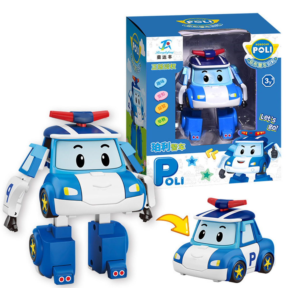 Игрушка робот трансформер Robocar Poli, Хэли трансформер 7,5 см, Робокар  Поли, 83048 - купить с доставкой по выгодным ценам в интернет-магазине OZON  (1351819720)