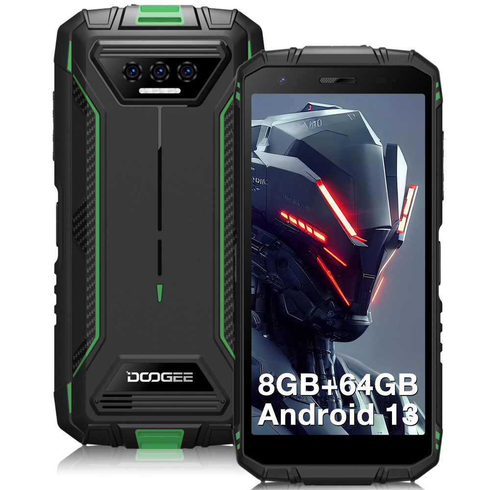 Doogee Смартфон S41T 4/64 ГБ, зеленый