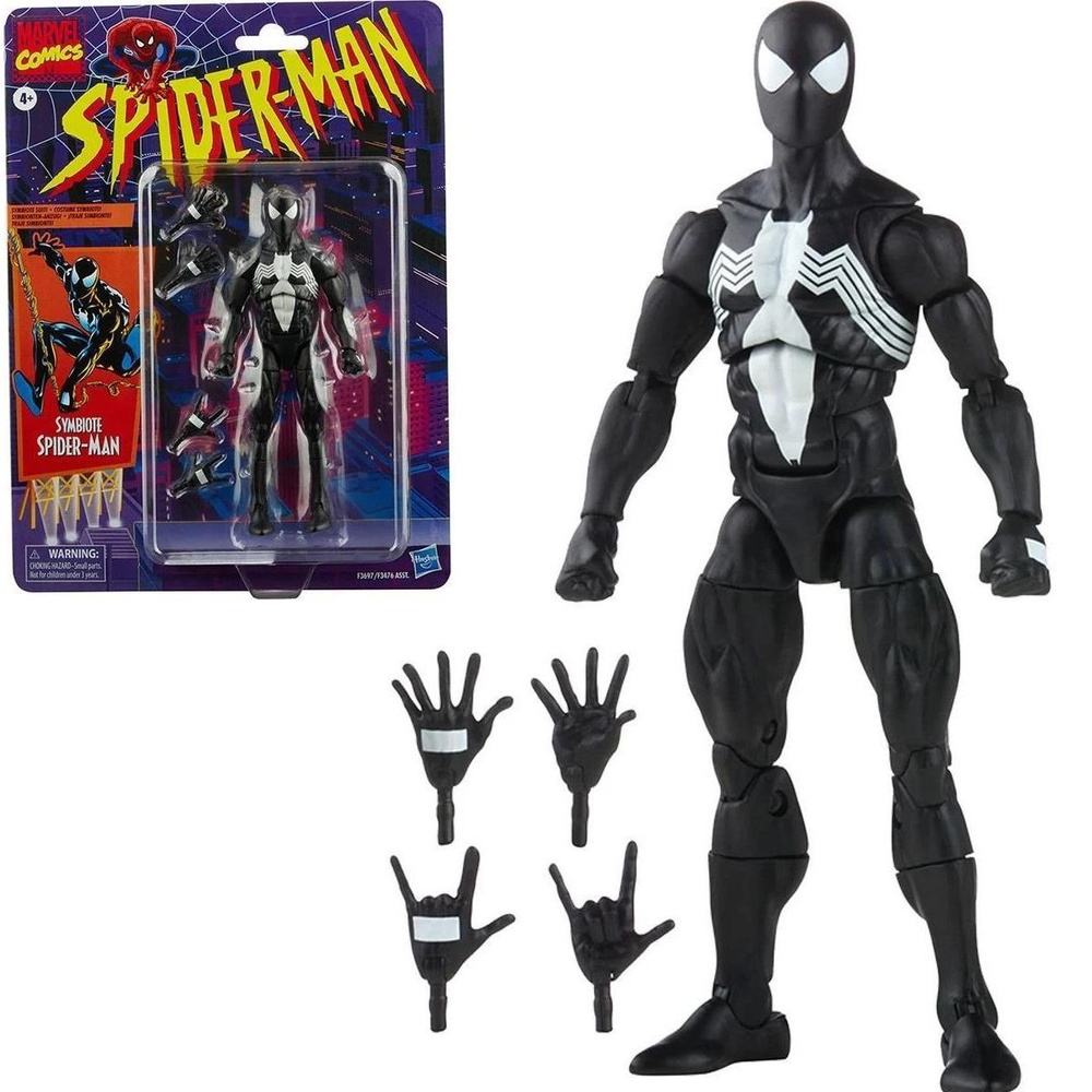 Marvel Legends серии Человек-паук 6-дюймовый симбиот Человек-паук ...