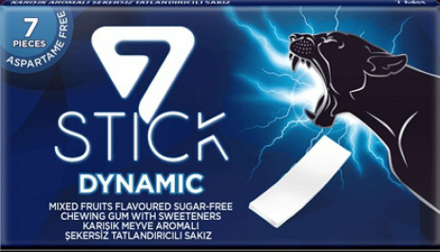 Жевательная резинка 7STICK со вкусом Dynamic Энерджи, в полосках  #1