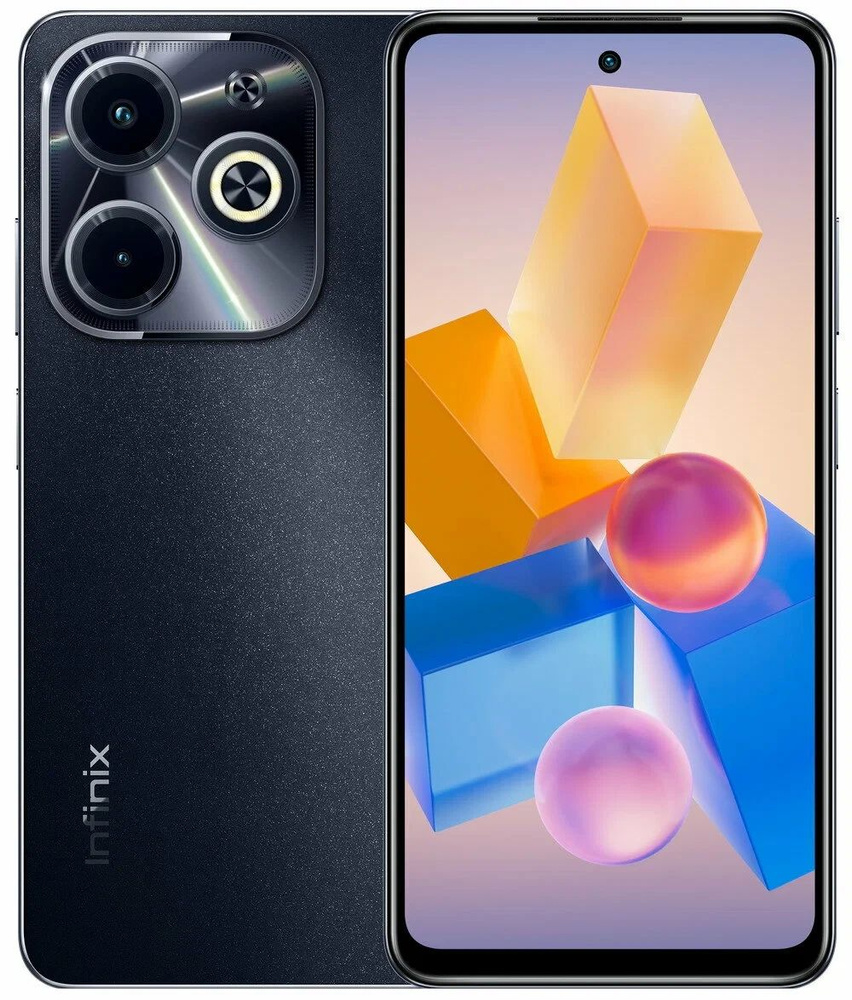 Infinix Смартфон Hot 40i 8/256Gb Black 8/256 ГБ, черный