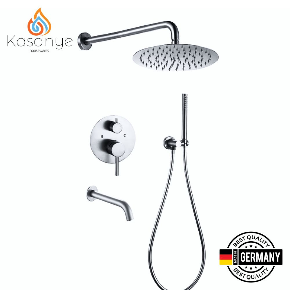 Встраиваемый душевой комплект Kasanye ROU 3025, тропический душ 25 см ...