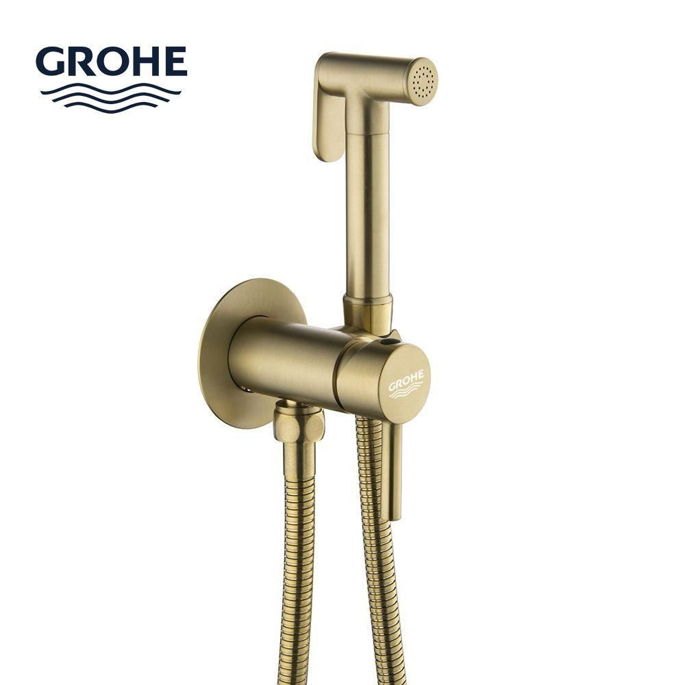 Встраиваемый смеситель для биде с гигиеническим душем, латунь, горячая ...