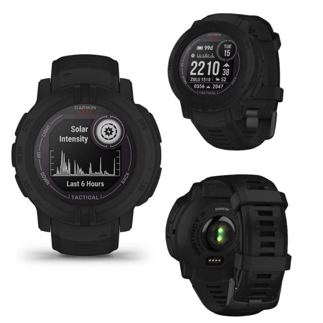 Garmin Умные часы Garmin Instinct 2 solar Tactical black, black #1