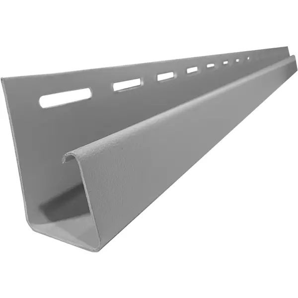 Профиль универсальный джи для фасадных панелей J 7/8'' Grand Line ЯФАСАД серый 1,5м 4шт  #1