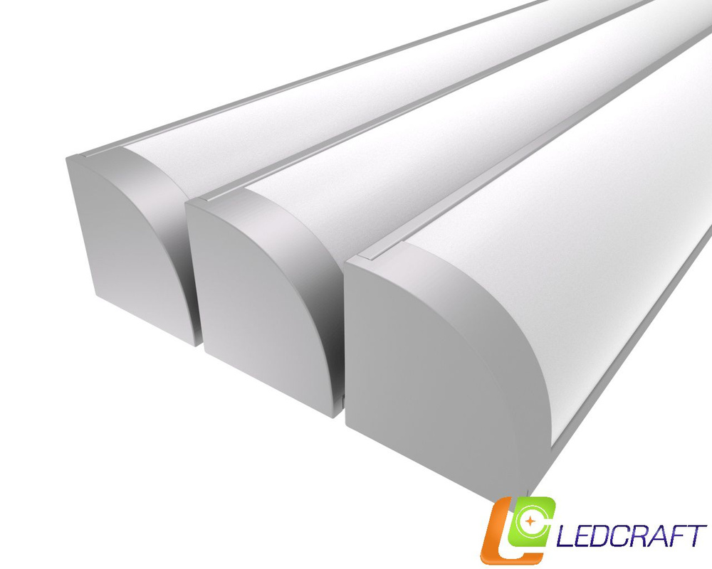 Ledcraft LC-LPU1616M20-1x3Silver комплект из 3 шт серебро (1м профиль1м рассеиватель2 заглушки2 крепежа) #1