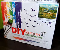 Картина по номерам DIY на холсте 