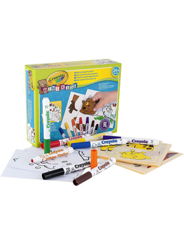 Фигурки для раскрашивания Washimals Набор с ванной, Crayola, 74-7249