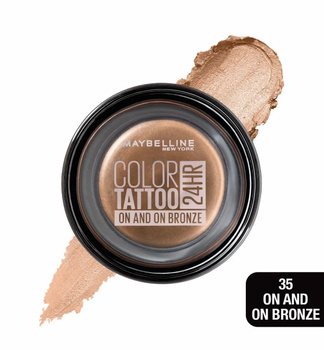 Maybelline color tattoo в оттенке 35 on and on bronze