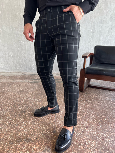 Зауженные брюки мужские 164 см купить в интернет-магазине OZON