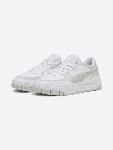 Puma cali sales triple white sneakers