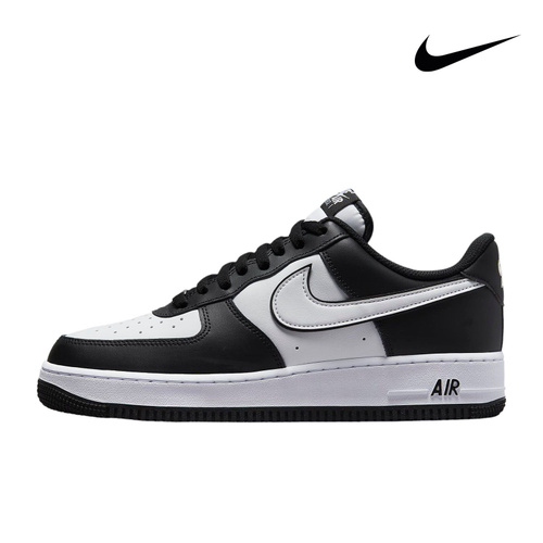 Black and white air forces best sale high top