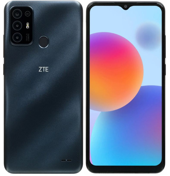 Смартфон ZTE Blade A52 серый 64 ГБ 64 ГБ 4 ГБ Серый IPS Blade A52 ...