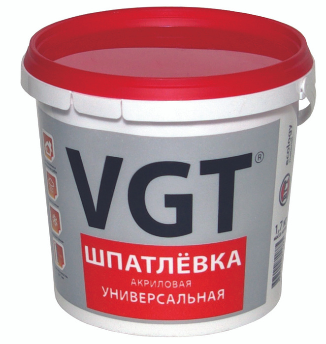 Шпаклевка vgt акриловая универсальная характеристики